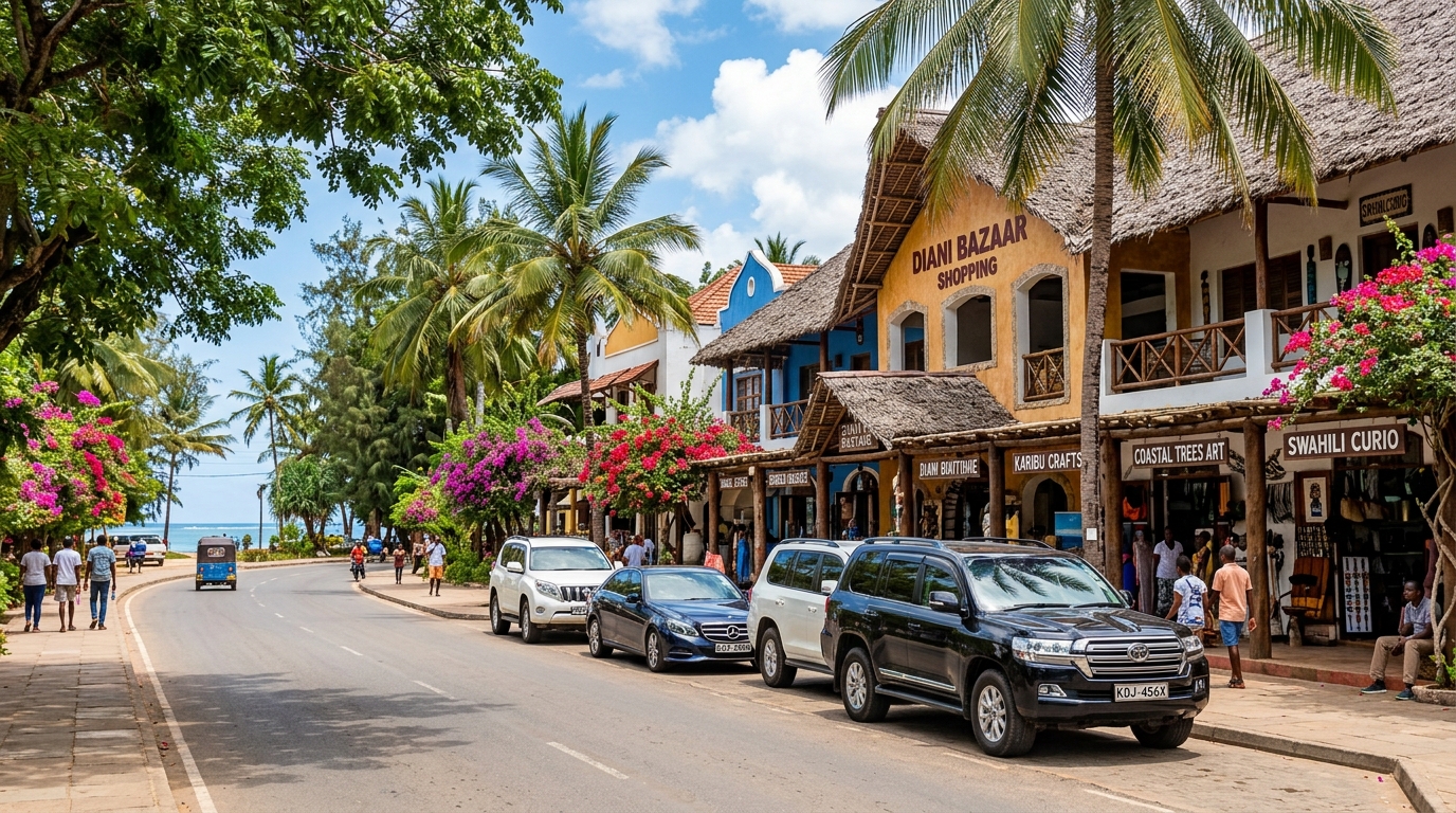 Diani Elite Taxi Central Dispatch Hub at Bazaar Shopping Center Diani Beach Road