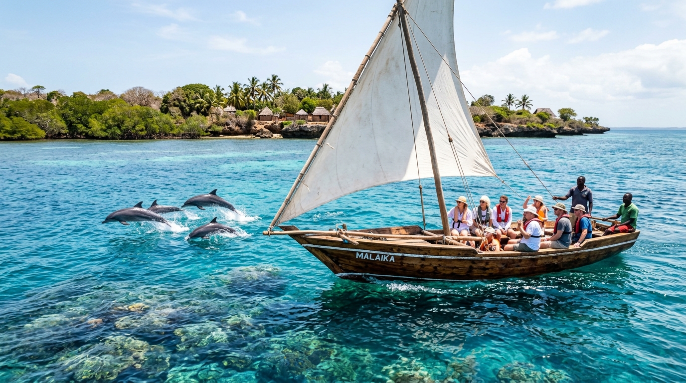 How to Get from Diani Beach to Wasini Island & Kisite-Mpunguti Marine Park